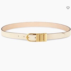 Rag and Bone Greige suede porto belt